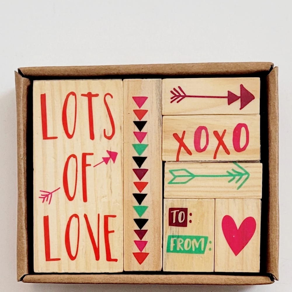 NIB 7pk Rubber Stamps